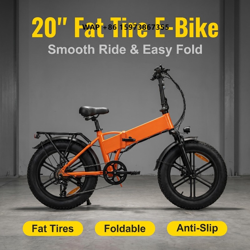 Cycling To Commute - Draagbare opvouwbare 20 inch elektrische mountainbike