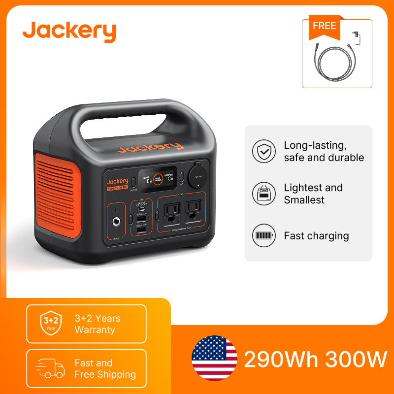 Usb Charger Dynamo - Jackery Draagbare Powerstation Explorer 300Nieuw met