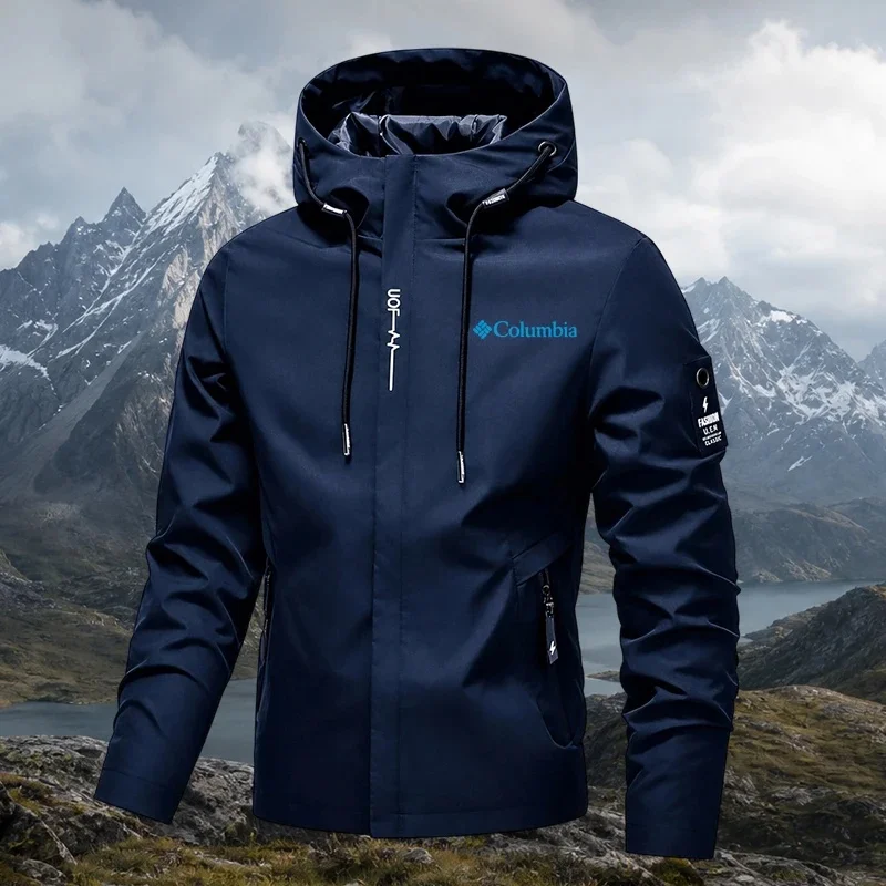 Cycling Commuter Jacket - 2026 Heren Waterdichte Regenjas met Capuchon