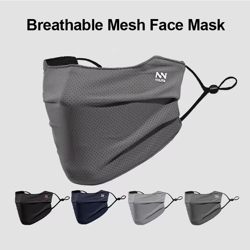 Cycling Loop - Zonengezichtsmasker Heren Fietsen Vissen Mesh Ademend