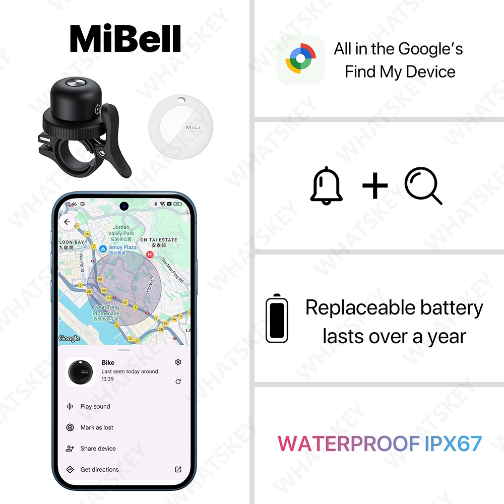 Google Find My Small Bicycle B - Bell Handlebar Ring recensie en prijs