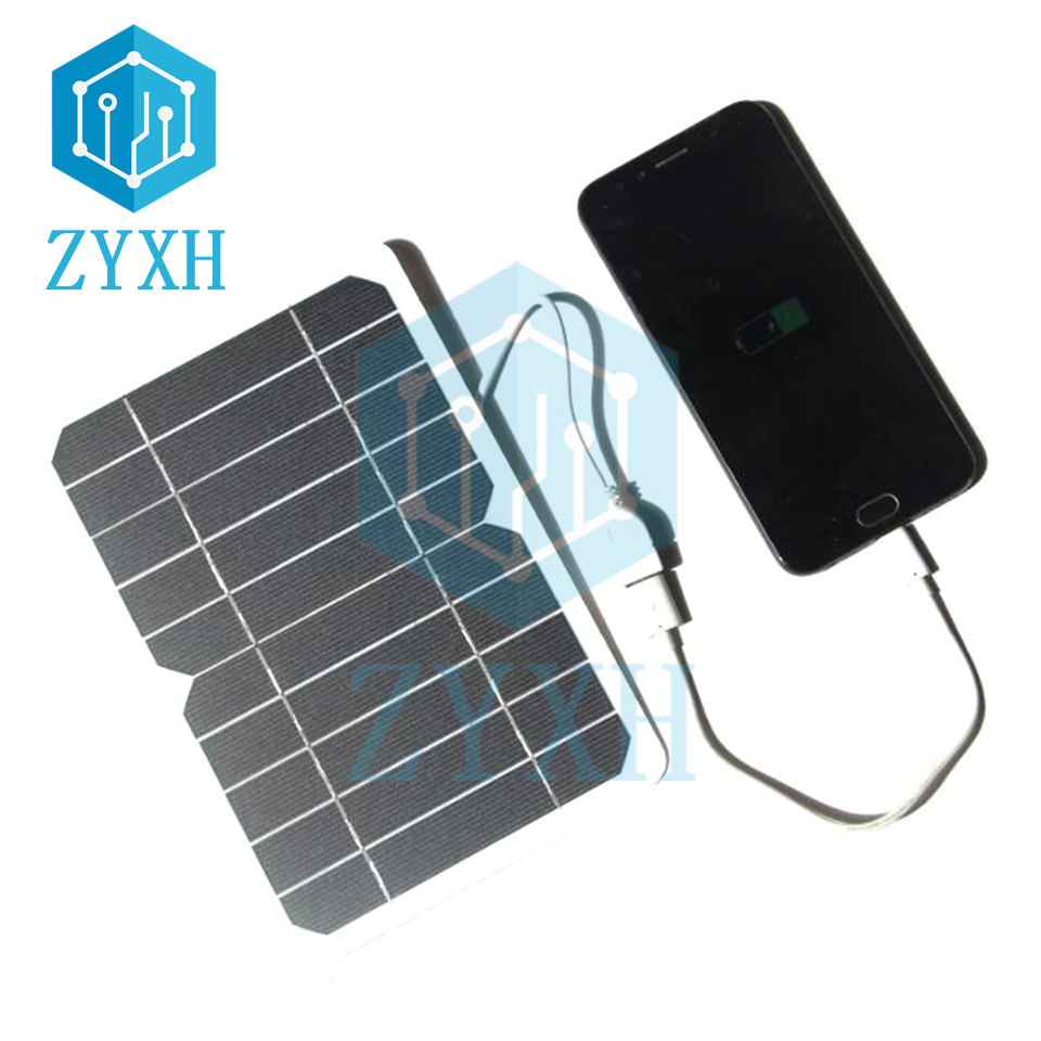 5W 5V 0-1A Zonnepaneel Usb Poo - Usb Charger Dynamo recensie en prijs