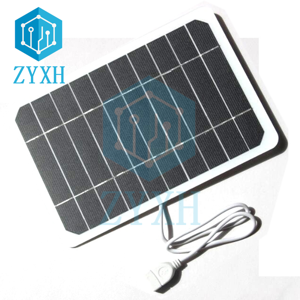 5W 5V 0-1A Zonnepaneel Usb Poo - Usb Charger Dynamo recensie en prijs
