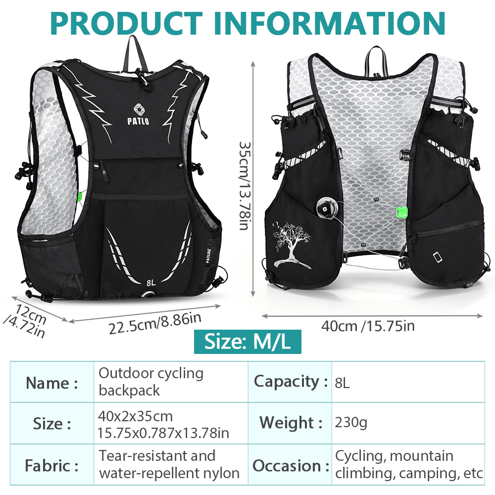 2026 Nieuwe 8L Outdoor Trailru - Cycling Commute Backpack recensie en prijs