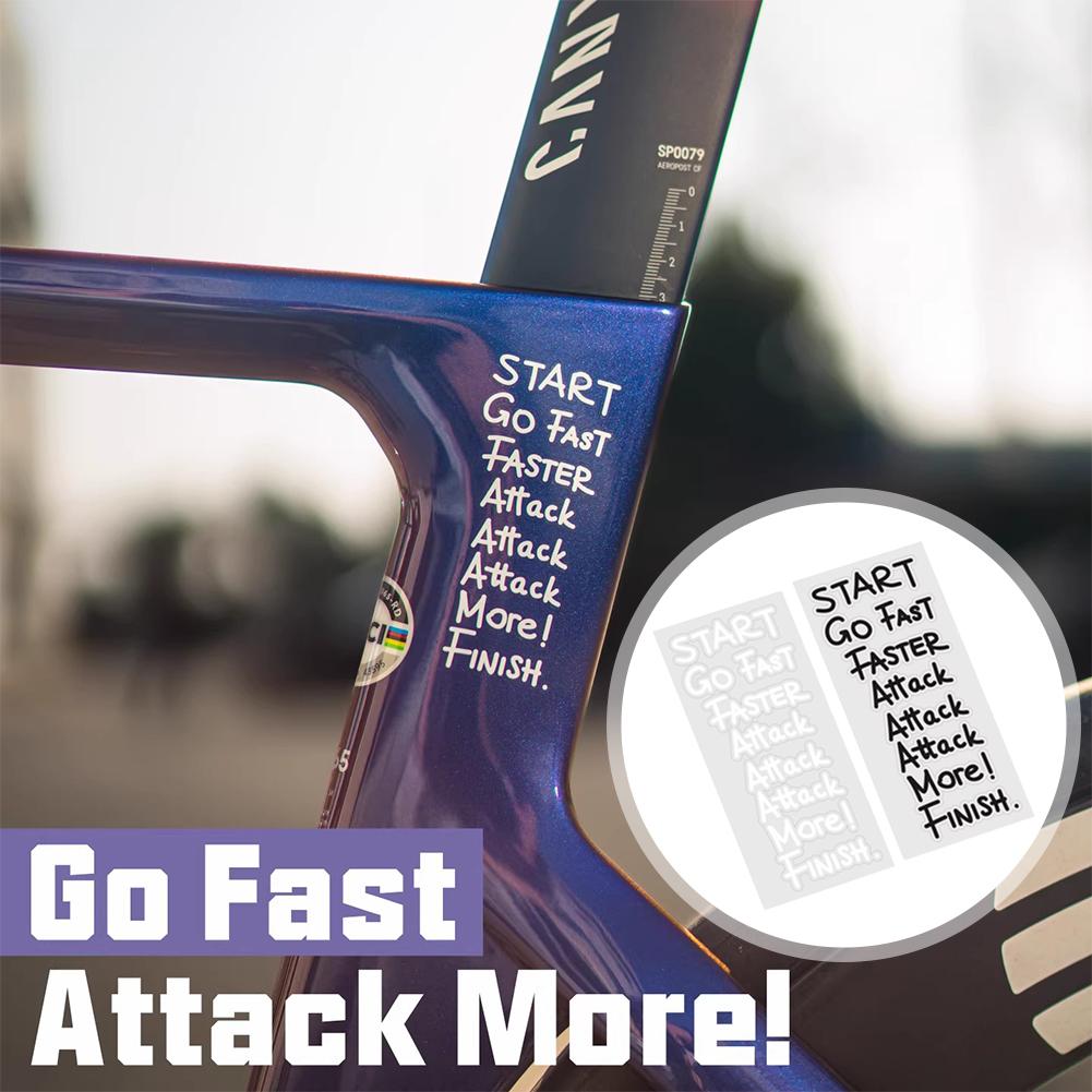 Fietsmotivatie-citat sticker G - Cycling Quote recensie en prijs