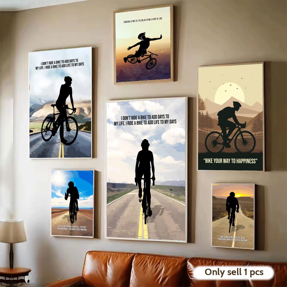 Fietsmotivatie Quote Art Poste - Cycling Quote recensie en prijs