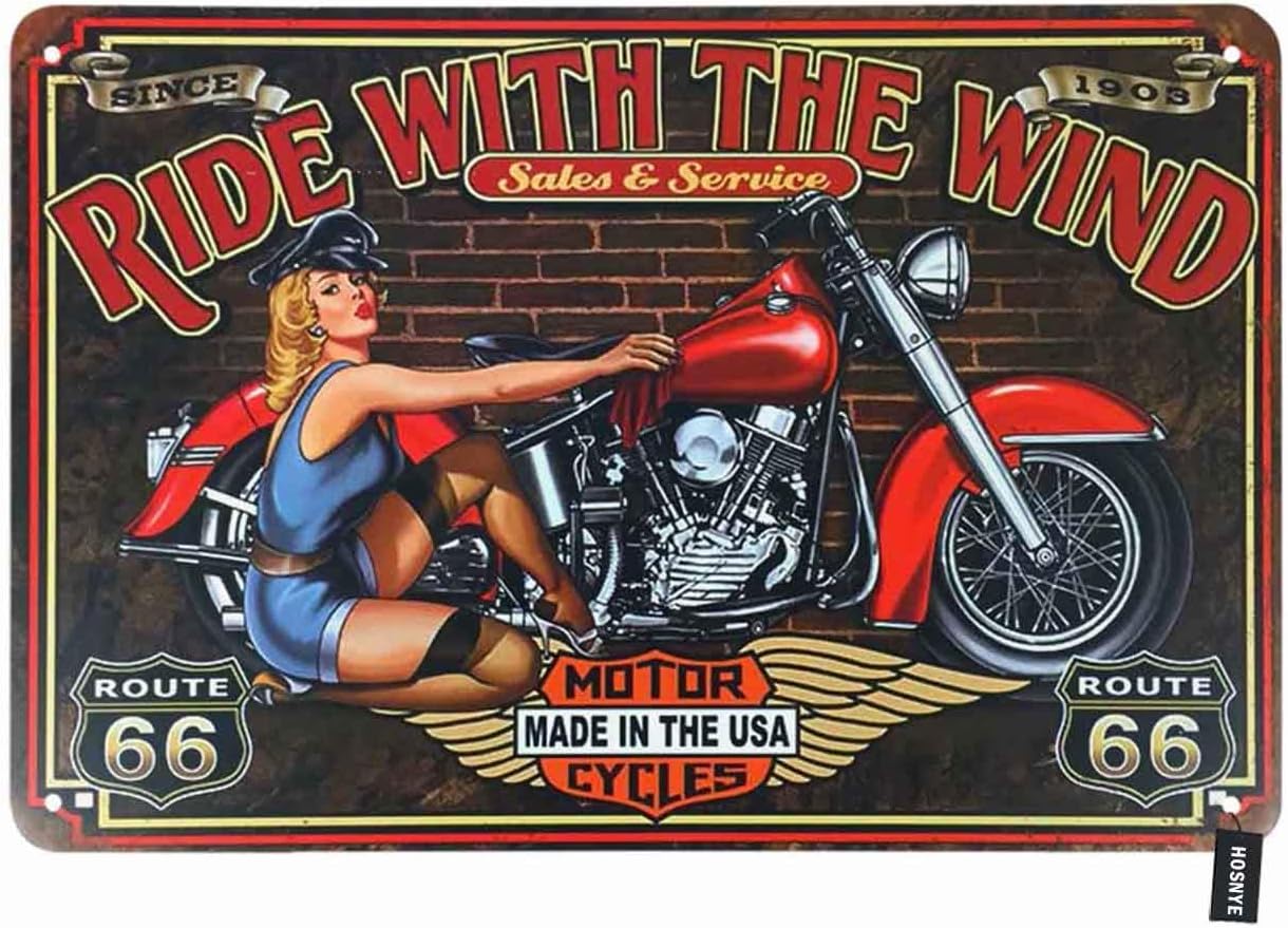 HOSNYE Motorfietsen Pin-up Gir - Cycling Quote recensie en prijs